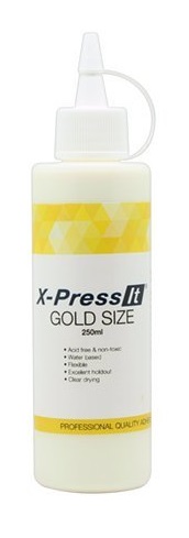 Xpress Gold Size (Water-based) 125ml - Click Image to Close